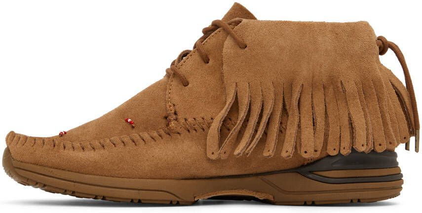 Visvim Brown Folk Boat Shoes