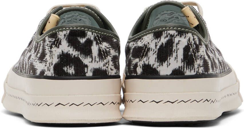 visvim Gray Skagway Leopard Lo Sneakers