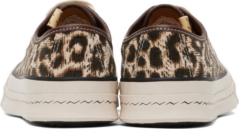 visvim Tan Skagway Leopard Lo Sneakers