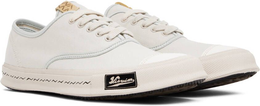 visvim White Logan Deck Sneakers