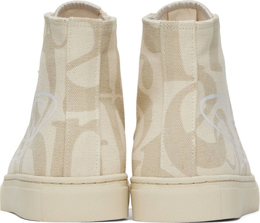 Vivienne Westwood Beige Plimsoll Sneakers