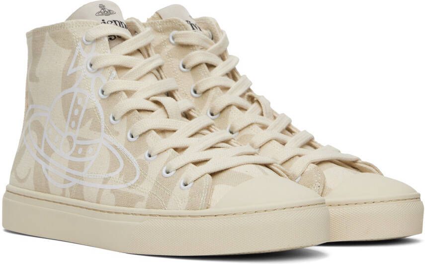 Vivienne Westwood Beige Plimsoll Sneakers