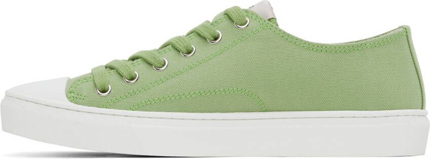 Vivienne Westwood Green Plimsoll Low Top Sneakers
