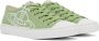 Vivienne Westwood Green Plimsoll Low Top Sneakers - Thumbnail 4