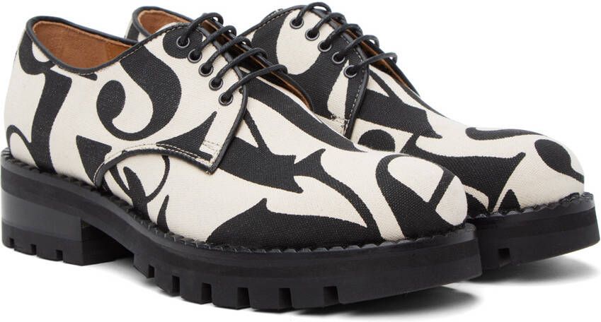 Vivienne Westwood Off-White & Black New Utility Derbys