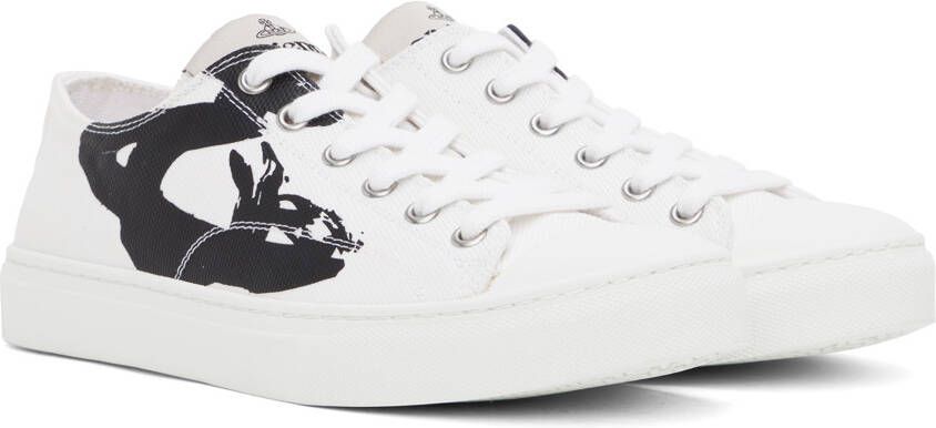 Vivienne Westwood White Plimsoll 2.0 Low Top Sneakers