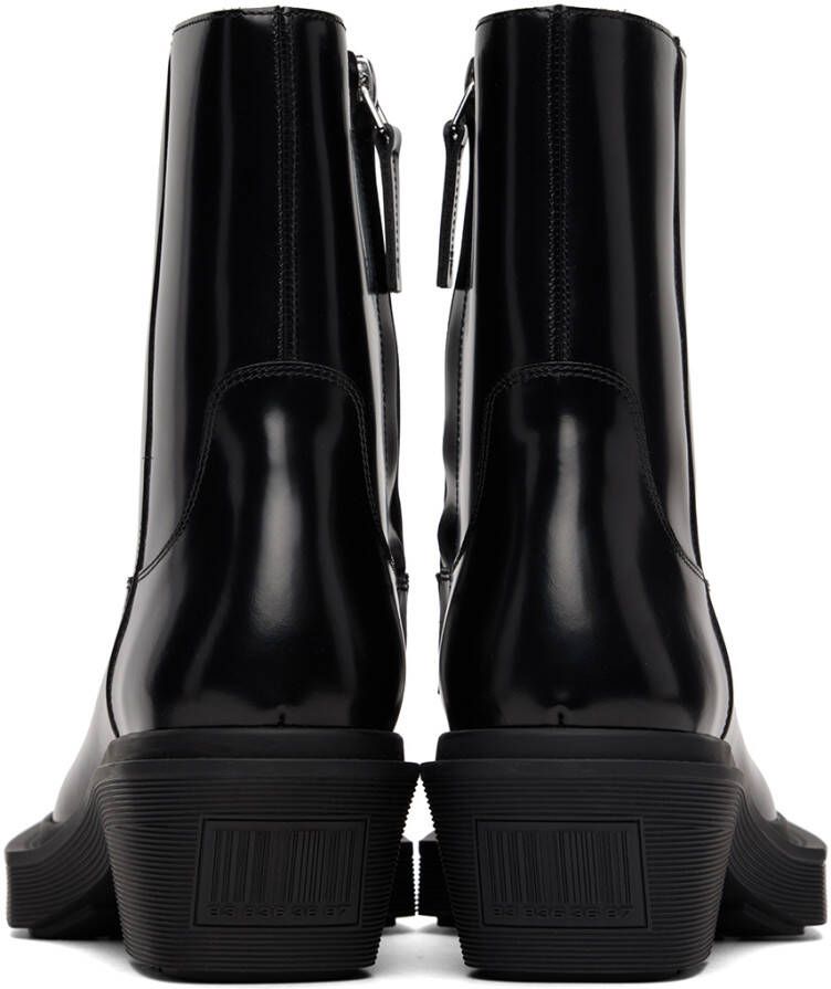 VTMNTS Black Neo Western Boots - Dressed.com