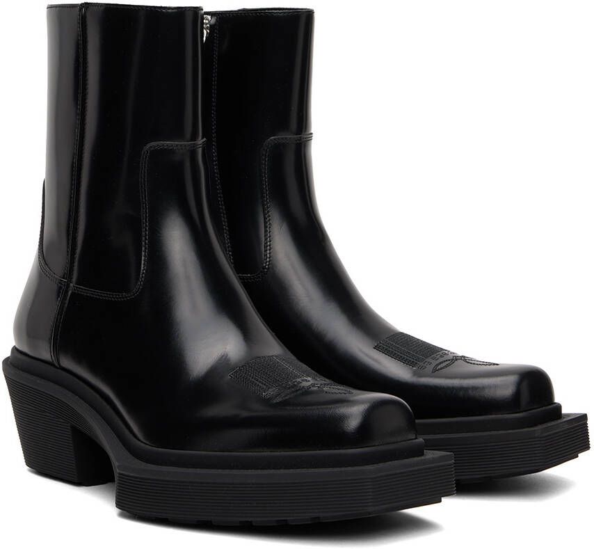 VTMNTS Black Neo Western Boots
