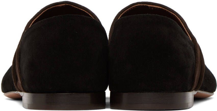 Wales Bonner Black Earth Loafers