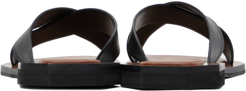 Wales Bonner Black Promise Sandals