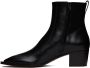 Wales Bonner Black Stacked Chelsea Boots - Thumbnail 3