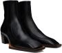 Wales Bonner Black Stacked Chelsea Boots - Thumbnail 4