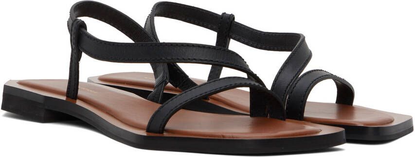 Wales Bonner Black Strap Sandals