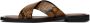 Wales Bonner Brown Snake-Embossed Sandals - Thumbnail 3