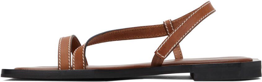 Wales Bonner Tan Strap Sandals