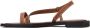 Wales Bonner Tan Strap Sandals - Thumbnail 3