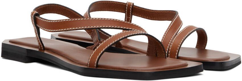 Wales Bonner Tan Strap Sandals