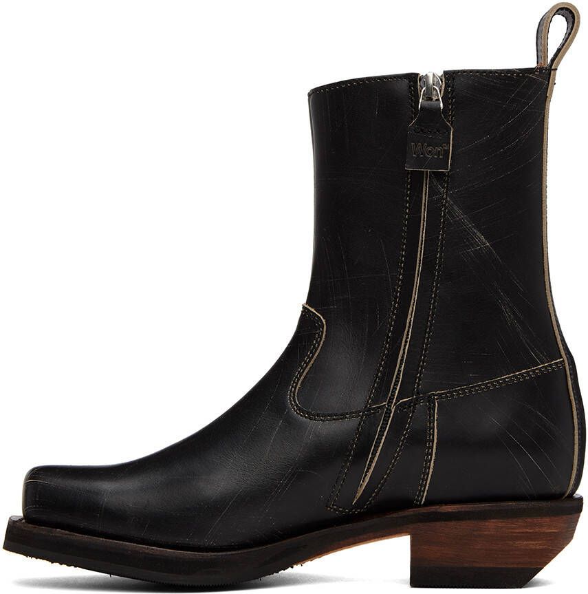 Won Hundred Black Sendra Edition Barcelona Boots