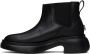 Wooyoungmi Black Leather Chelsea Boots - Thumbnail 3