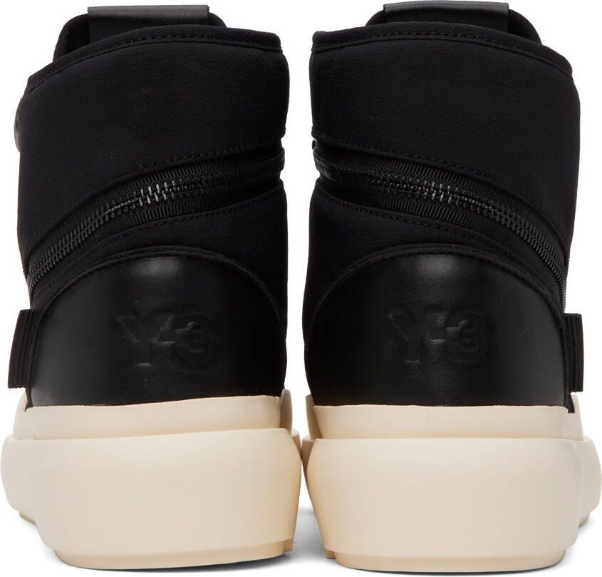 Y-3 Black Ajatu Court High Sneakers