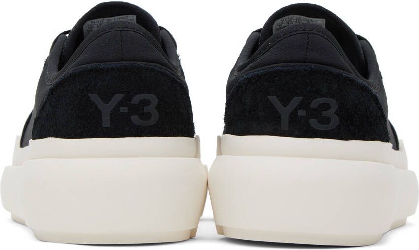 Y-3 Black Ajatu Court Low Sneakers