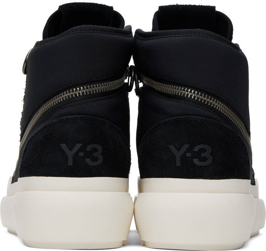 Y-3 Black Ajatu Court Sneakers