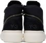 Y-3 Black Ajatu Court Sneakers - Thumbnail 2