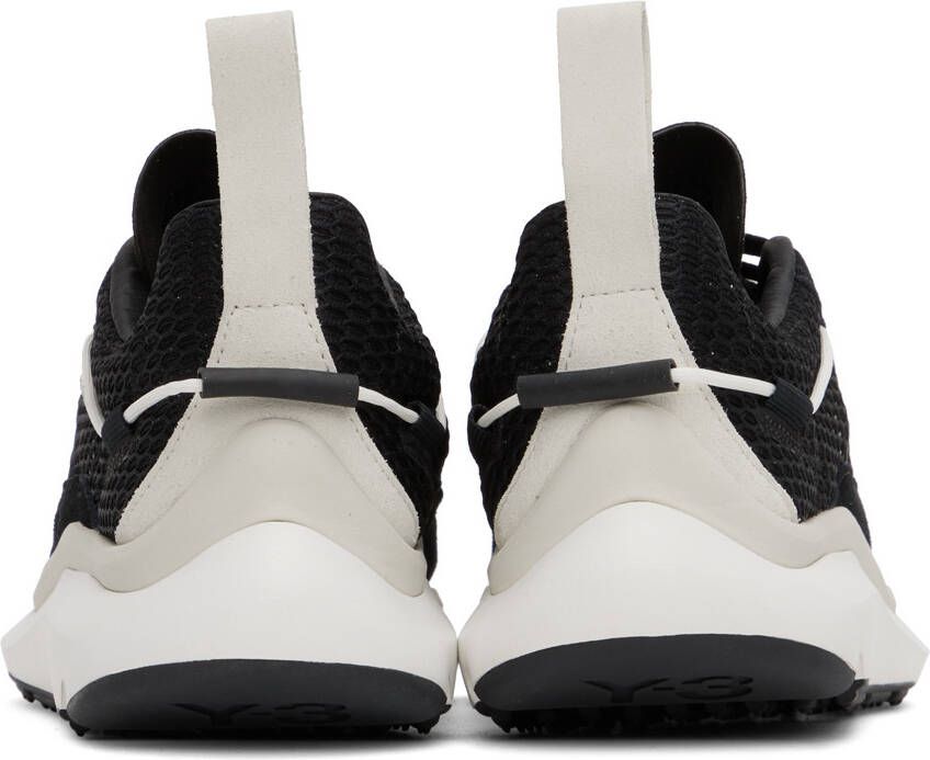 Y-3 Black & White Shiku Run Sneakers