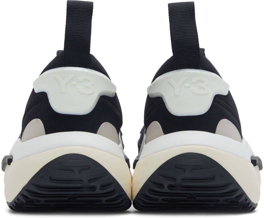 Y-3 Black Qisan Cozy Low-Top Sneakers