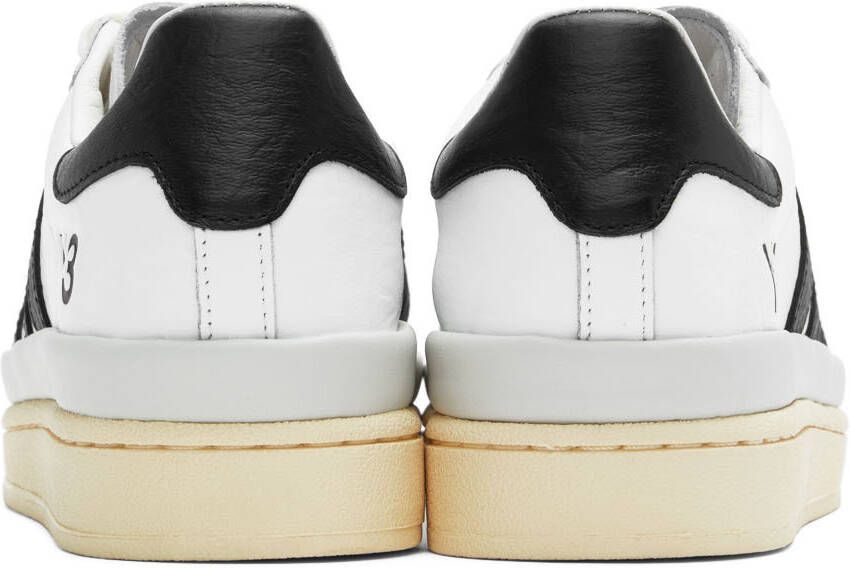 Y-3 White Hicho Low-Top Sneakers