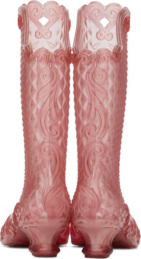 Y Project Pink Melissa Edition Court Boots