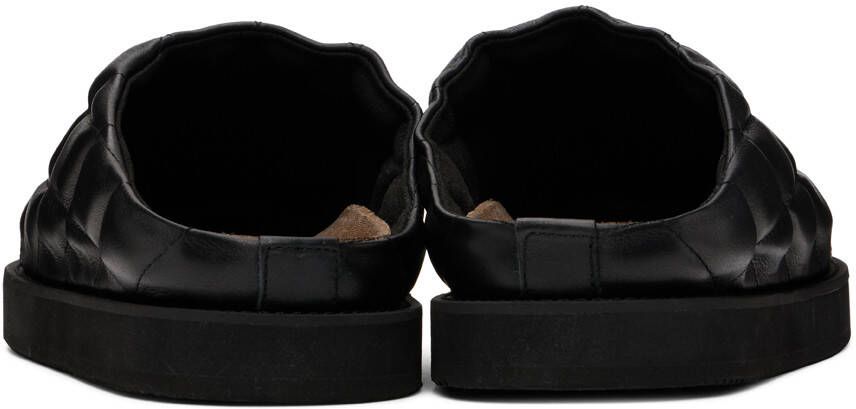 Y's Black Quilted Slippers