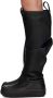 YUME Black Fisher Faux-Leather Boots - Thumbnail 3