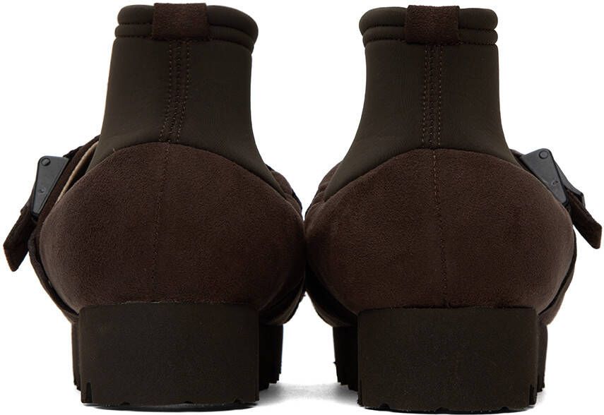 YUME Brown Camp Ankle Boots