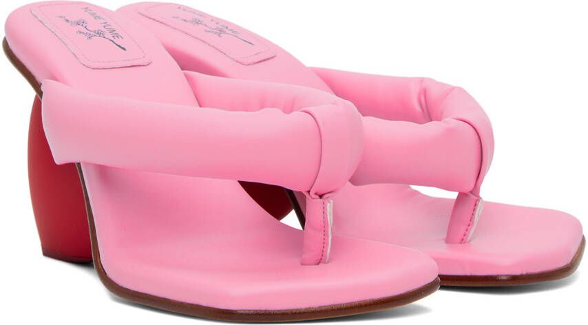 YUME Pink Love Heeled Sandals