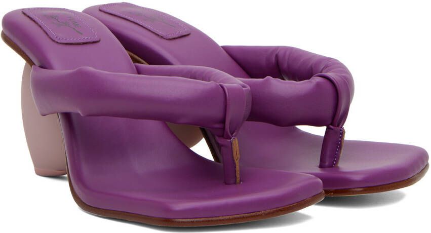 YUME Purple Love Heeled Sandals