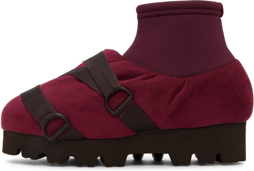 YUME SSENSE Exclusive Red Camp Boots