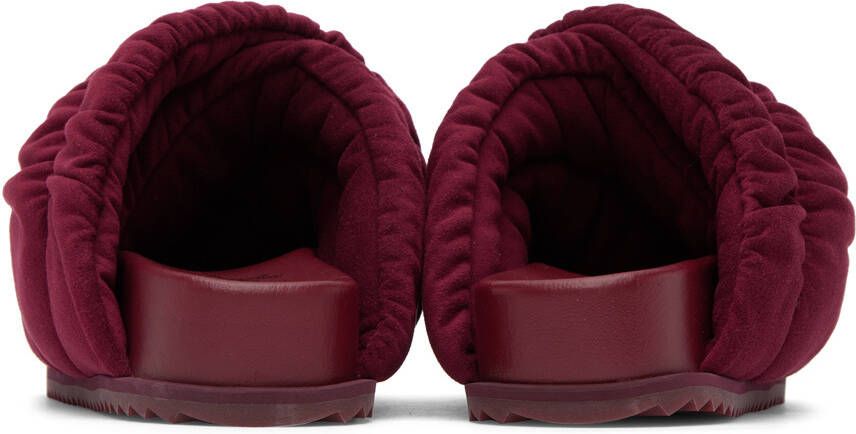 YUME SSENSE Exclusive Red Tent Mules