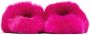 Yves Salomon Pink Toscana Slippers - Thumbnail 2