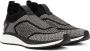 ZEGNA Black & White Slip-On Sneakers - Thumbnail 4