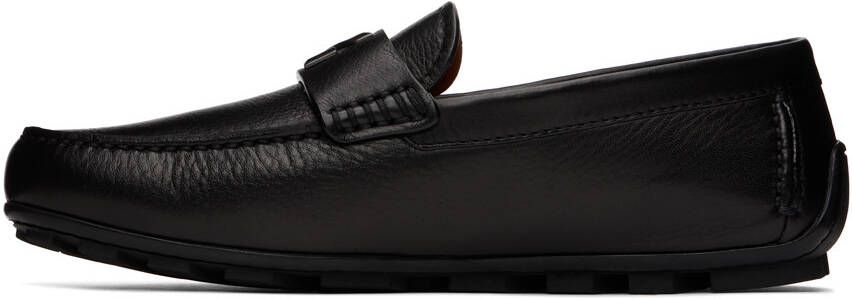 ZEGNA Black Highway Driving Loafers