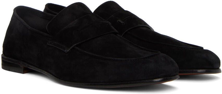 ZEGNA Black 'L'Asola' Loafers