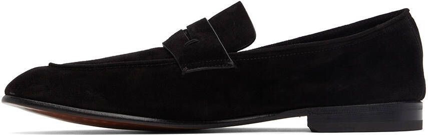 ZEGNA Black 'L'Asola' Penny Loafers