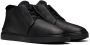 ZEGNA Black Triple Stitch Sneaker - Thumbnail 4