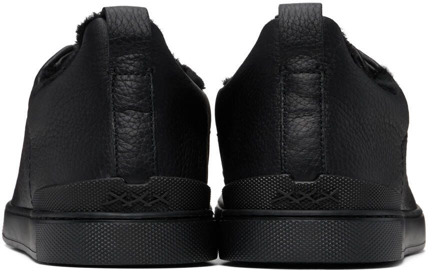 ZEGNA Black Triple Stitch™ Sneakers