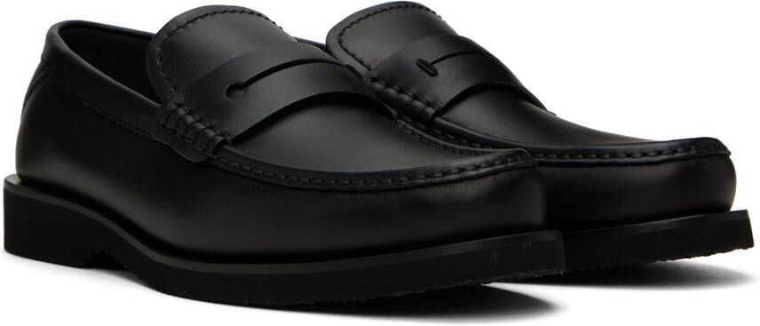 ZEGNA Black X-Lite Loafers