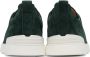 ZEGNA Green Triple Stitch Sneakers - Thumbnail 2