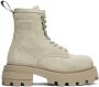 Eytys Beige Suede Michigan Boots - Thumbnail 1