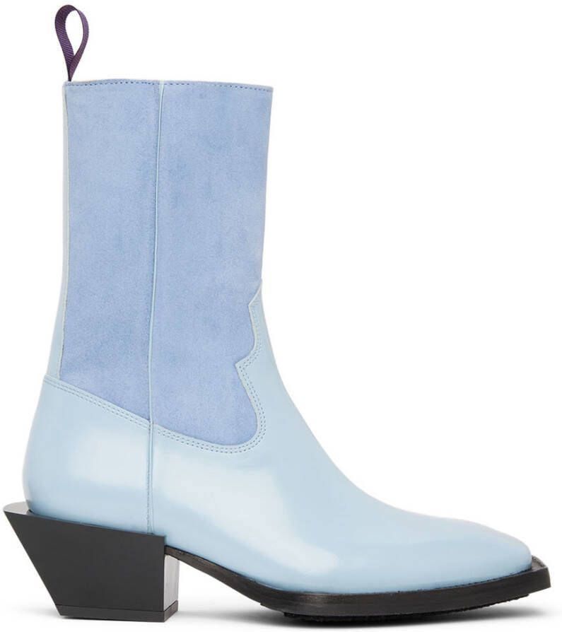 Eytys Blue Luciano Ankle Boots