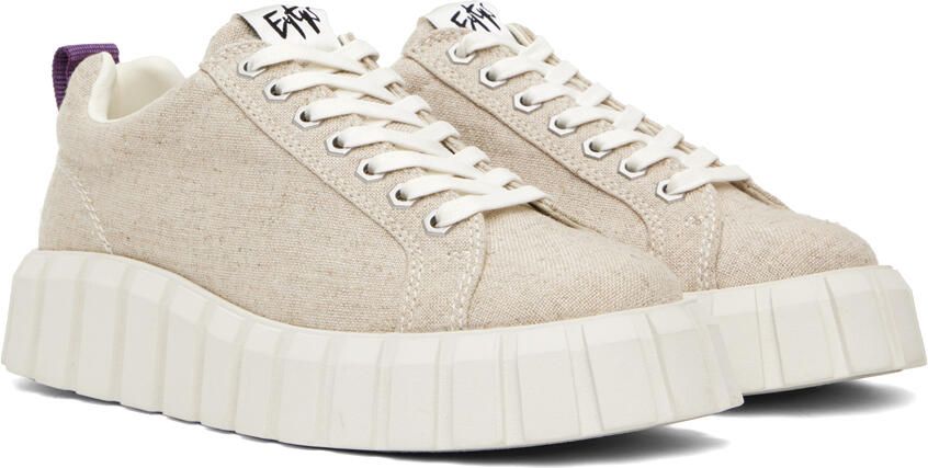 Eytys Beige Odessa Sneakers - Picture 2